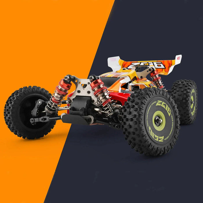 Wltoys 144010 High Speed RC Car - 1/14 2.4G 4WD Brushless RC Car - Up to 50mph Speeds