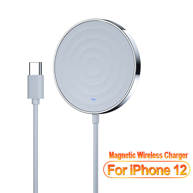 Essager 15W QI Magnetic Wireless Charger - Fast Charging Pad for iPhone 12 Series, Samsung S21, Galaxy Note S20 Ultra, Huawei Mate40, OnePlus 8 Pro - Ideal for Smartphone Users Needing Quick Charge