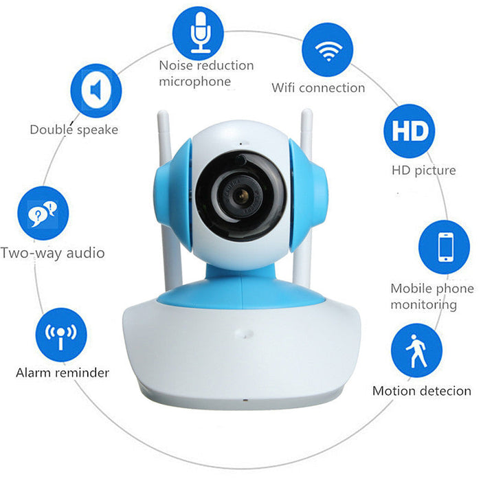 WiFi 720P HD Network CCTV - Wireless Home Security IP Camera - Ideal for Monitoring Your Property and Ensuring Safety