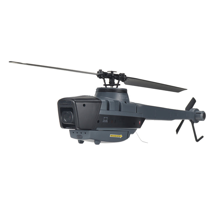 C128 2.4G 4CH 6-Axis RC Helicopter - 1080P Camera, Optical Flow Localization, Altitude Hold, Flybarless - Perfect for Stabilized Aerial Photography and Smooth Flying Experience