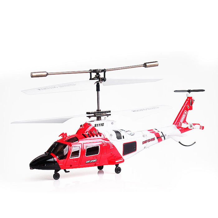 Syma S111G Helicopter - 3.5CH 6-Axis Gyro RC, Ready to Fly - Perfect for Children & Beginners to Enjoy Indoor Flying