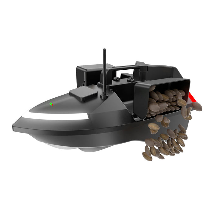 Flytec V801 RTR - 2.4G 4CH Fishing Bait RC Boat with 500m Distance, LED Lights & Intelligent Three Hoppers - Perfect for Fixed-Point Nesting & Speed Enthusiasts