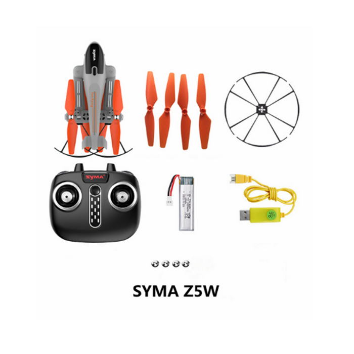 SYMA Z5W - 4CH 1080P Camera Foldable Hovering Altitude Hold RC Helicopter - Ideal for Drone Enthusiasts and Adventurous Flyers