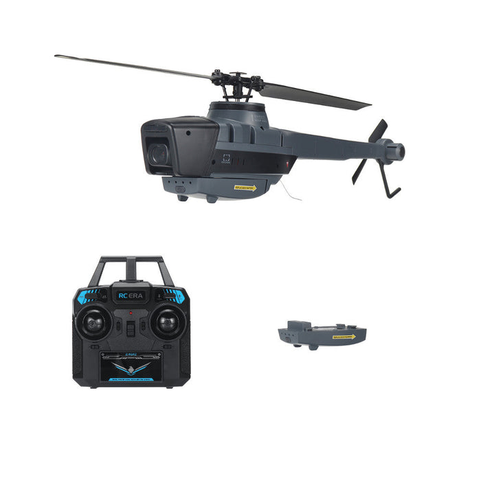 C128 2.4G 4CH 6-Axis RC Helicopter - 1080P Camera, Optical Flow Localization, Altitude Hold, Flybarless - Perfect for Stabilized Aerial Photography and Smooth Flying Experience