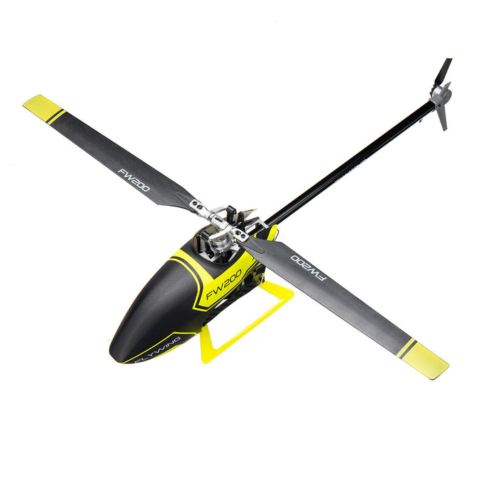 FLY WING FW200 - 6CH 3D Acrobatic GPS RC Helicopter with Altitude Hold & One-Key Return - BNF with H1 V2 Flight Control System for Easy App Adjustments