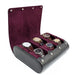6-Slot PU Leather Watch Travel Case – Roll Organiser for Men & Women