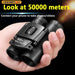 900x25 HD Zoom Portable Binoculars - 25mm BAK4 Prism, Folding Low-Light