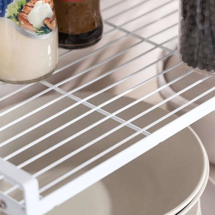 Over‑sink Metal Kitchen Drying Rack — Plates, Cutlery & Tableware Organiser