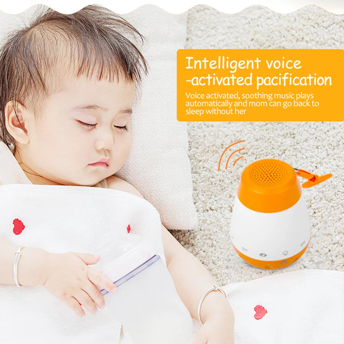 Smart Baby Sleep Soother — White Noise Sound Machine with 6 Soothing Sounds, Rechargeable