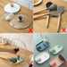 Nordic-Style Foldable Pot Lid & Spoon Holder — Heat‑Resistant, Single or 2‑Pack