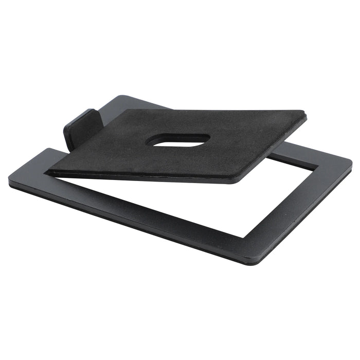 Desktop Speaker Stand (Single) — Carbon Steel Base for Laptop & Desktop Speakers, Shock-Absorbing