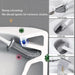 Wall-Mounted Silicone Toilet Brush Set — Easy Install, Long Handle with Portable Holder