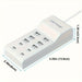 10‑Port 50W USB Charging Station – Multi‑Device Fast Charger with LCD (EU/UK/US plugs)