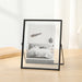 4- & 6-inch Metal Floating Photo Frame — Gold or Black with Transparent Acrylic Panels