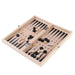 3-in-1 Travel Board Game Set – Chess, Checkers & Backgammon with Dice