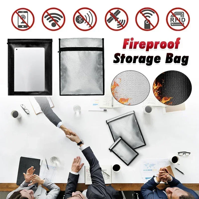 Waterproof, Fireproof Faraday Bag for Laptops, Tablets & Phones — Grey