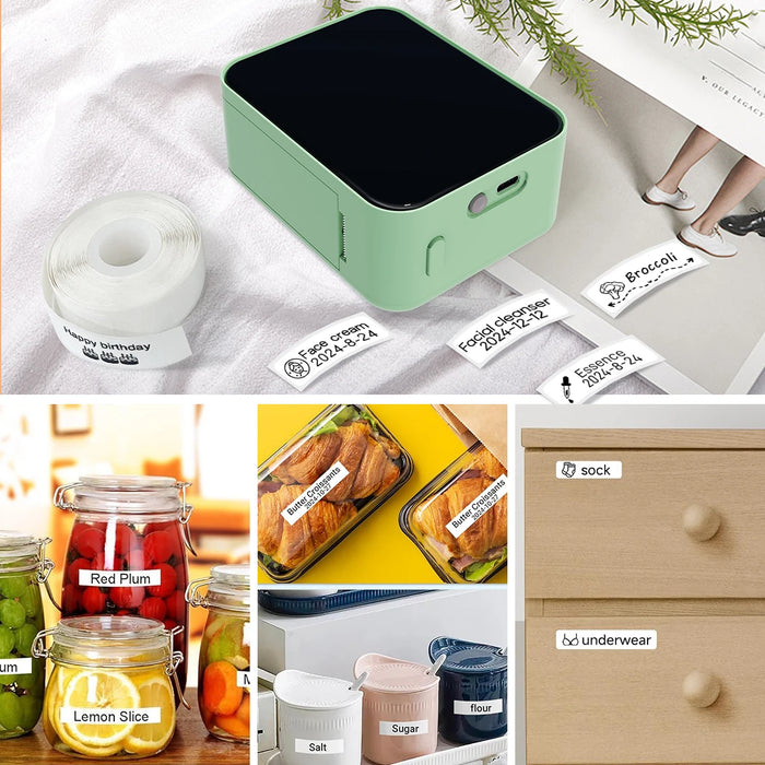 Marklife P15 Portable 15mm Thermal Label Printer — Inkless, Bluetooth, Rechargeable