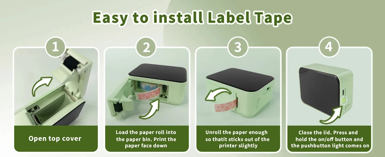 Marklife P15 Portable 15mm Thermal Label Printer — Inkless, Bluetooth, Rechargeable