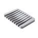 Silicone Self-Draining Soap Dish — Anti-Slip Soap Holder (11.5×8×1cm)