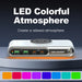 5-in-1 USB-C Charger Station 72W — 4-Port + Magnetic Wireless (PD45W) with LED colour nightlight F9A