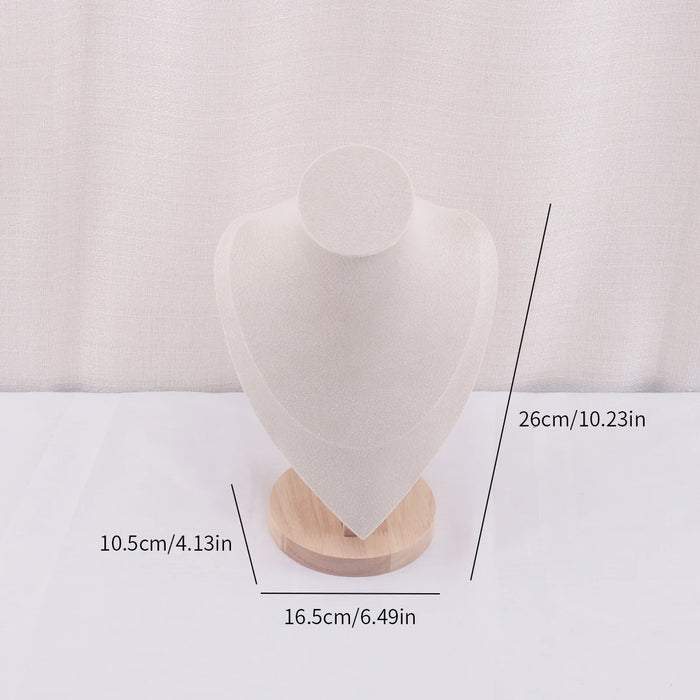 Velvet Necklace Display Bust – Pendant Organiser Stand (S/M/L)