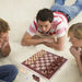 29 x 29 cm Foldable 3‑in‑1 Wooden Chess Set — Chess, Checkers & Backgammon, Non‑toxic