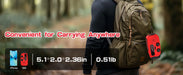 2000mAh Rechargeable Hand‑Crank Emergency Radio with LED SOS and USB Charger