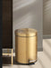 Modern 5L Stainless Steel Foot Pedal Bin — Champagne Gold