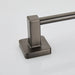 Grey Bathroom Hardware Set — Shelf, 48cm Towel Bar, Towel Ring, Robe Hook & Paper Holder