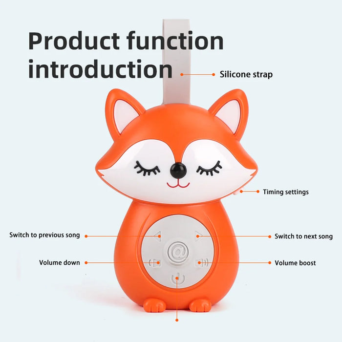 Portable White Noise Machine Baby Soother — 3 White Noise & 2 Light Music (Timed Shutdown)
