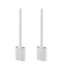 Mini Silicone Toilet Brush — Detachable Pole & Drip-Proof Holder