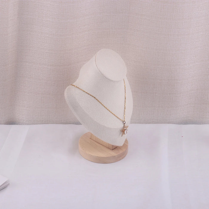 Velvet Necklace Display Bust – Pendant Organiser Stand (S/M/L)