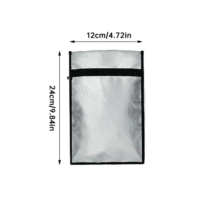 Waterproof, Fireproof Faraday Bag for Laptops, Tablets & Phones — Grey