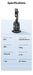 P03 AI 360° Face‑Tracking Selfie Gimbal with Light — Universal Smartphone Stabiliser
