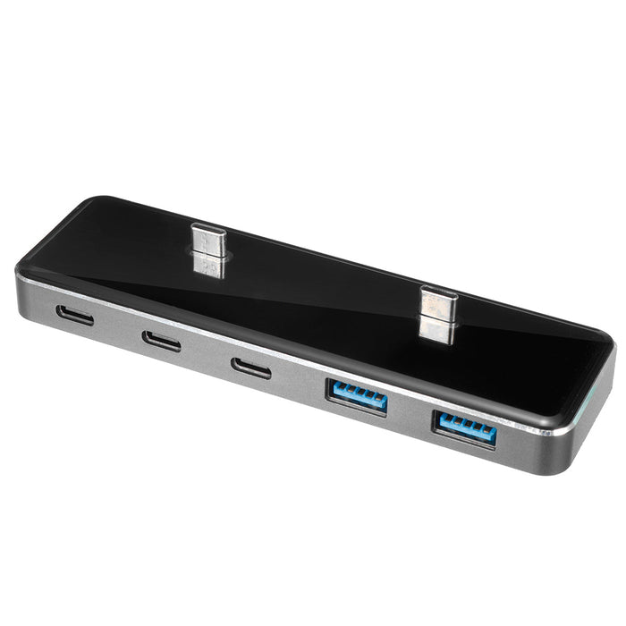 Tesla Model 3/Y Docking Station - 6-in-1 USB Hub Extender Adapter with Multiple Ports - Designed for Enhanced Connectivity and Convenience