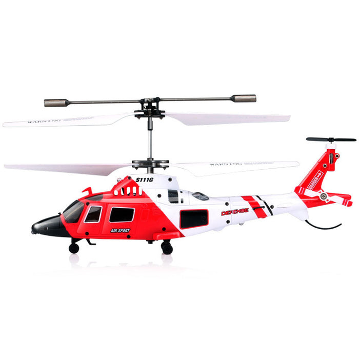 Syma S111G Helicopter - 3.5CH 6-Axis Gyro RC, Ready to Fly - Perfect for Children & Beginners to Enjoy Indoor Flying