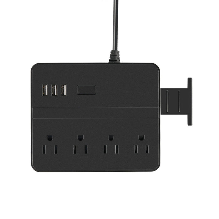 Brand & Model - 3-Port USB Extension Socket with 1.5M Cord & 2500W 10A Power Capacity - Ideal Desktop Charging Stand for US/UK/EU Plugs