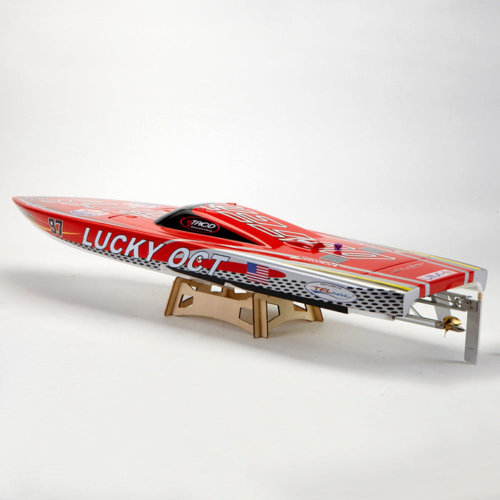 TFL 1126 Lucky OCT 880mm - 2.4G Brushless RC Boat with 120A ESC & Water Cooling System - Ideal for Hobbyists without Servo TX Battery