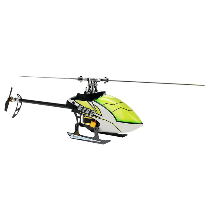 Eachine E180 V2 - 6CH 3D6G System, Dual Brushless Direct Drive Motor, Flybarless RC Helicopter BNF (FUTABA S-FHSS Compatible) - Perfect for Enthusiasts and 3D Pilots