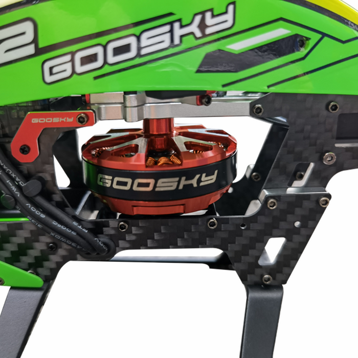 GOOSKY S2 6CH - 3D Aerobatic RC Helicopter with Dual Brushless Direct Drive Motors & GTS Flight Control System - Perfect for Advanced Flying Enthusiasts