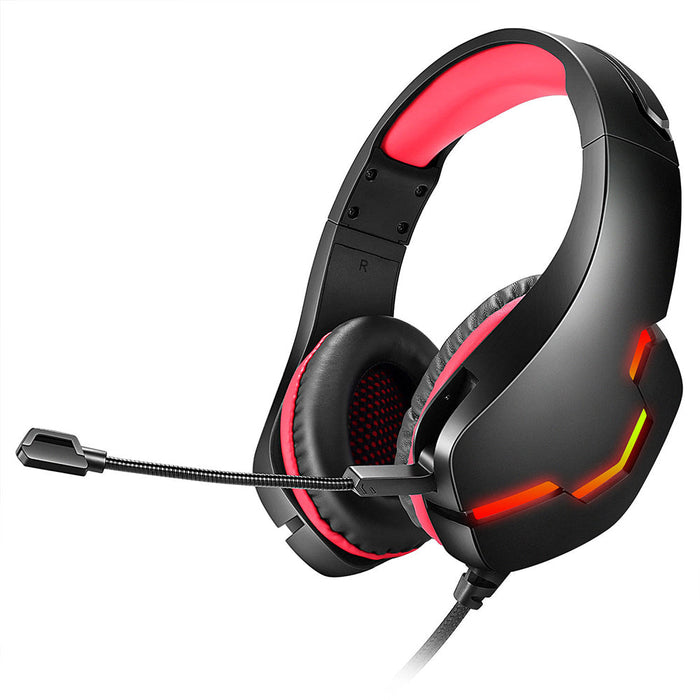 GH10 Gaming Headset - 40mm Driver Unit, USB 3.5mm Wired Bass, Stereo Video for PS4, Computer & PC - Perfect for Gamers & Video Enthusiasts