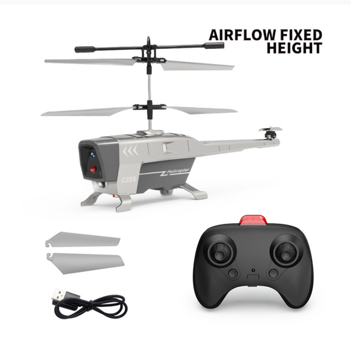 CX068 Black Ant - 2.5CH 3.5CH Intelligent Obstacle Avoidance Airflow Fixed Height RC Helicopter with USB Charging - Perfect for Beginner Flyers and Indoor Entertainment