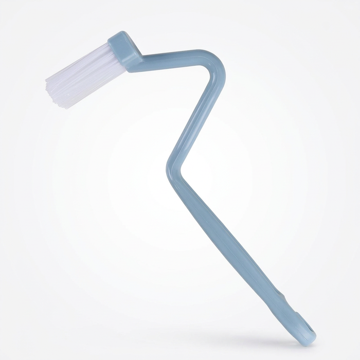 Curved S-Head Toilet Brush with Long Handle and Hanging Hook – 1/2/3 Pack