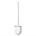 Wall-Mounted Silicone Toilet Brush Set — Easy Install, Long Handle with Portable Holder