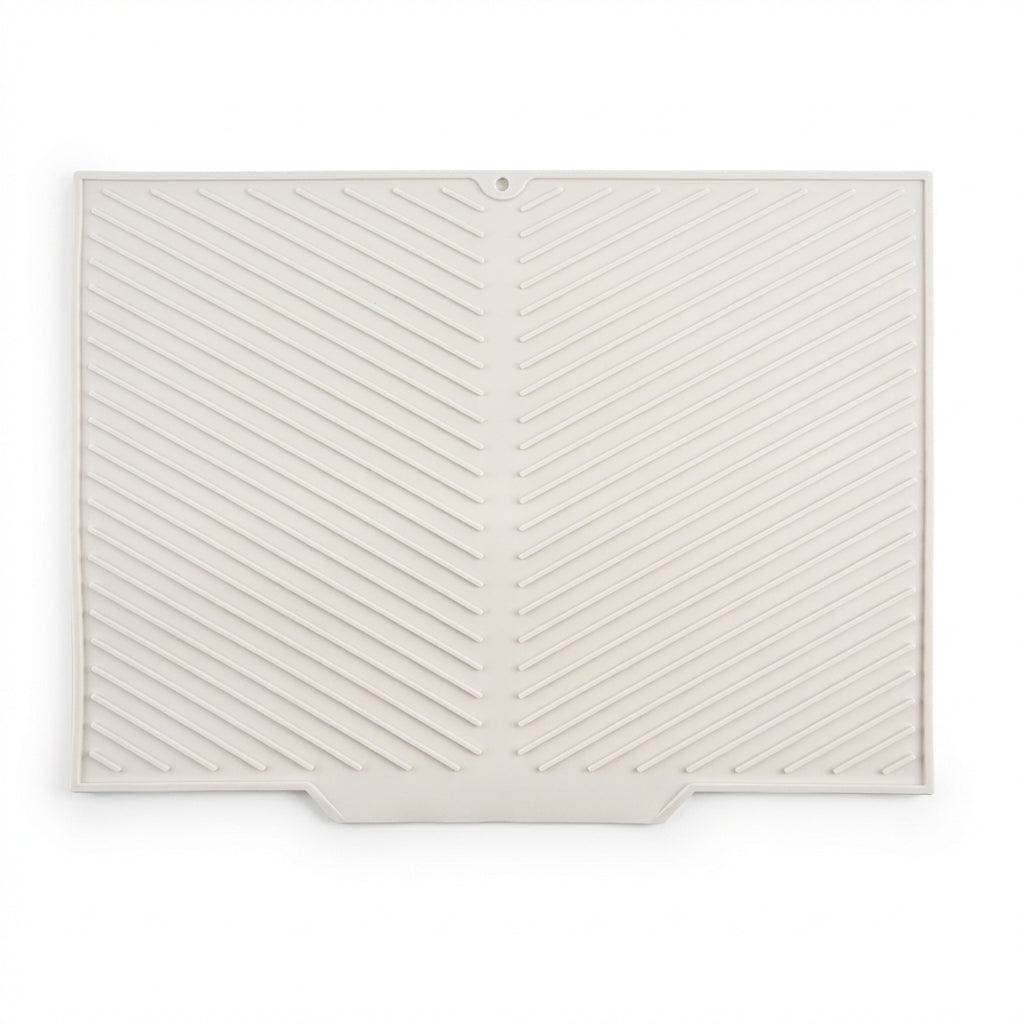 Silicone Drying Mat & Anti-Scald Coaster — Non-Slip Rectangle Dish Drainer