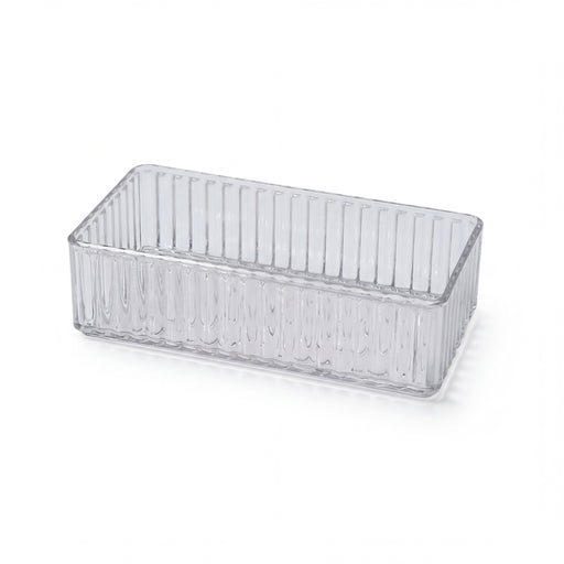 Stackable Acrylic Drawer Organiser — Adjustable Divider Trays for Makeup