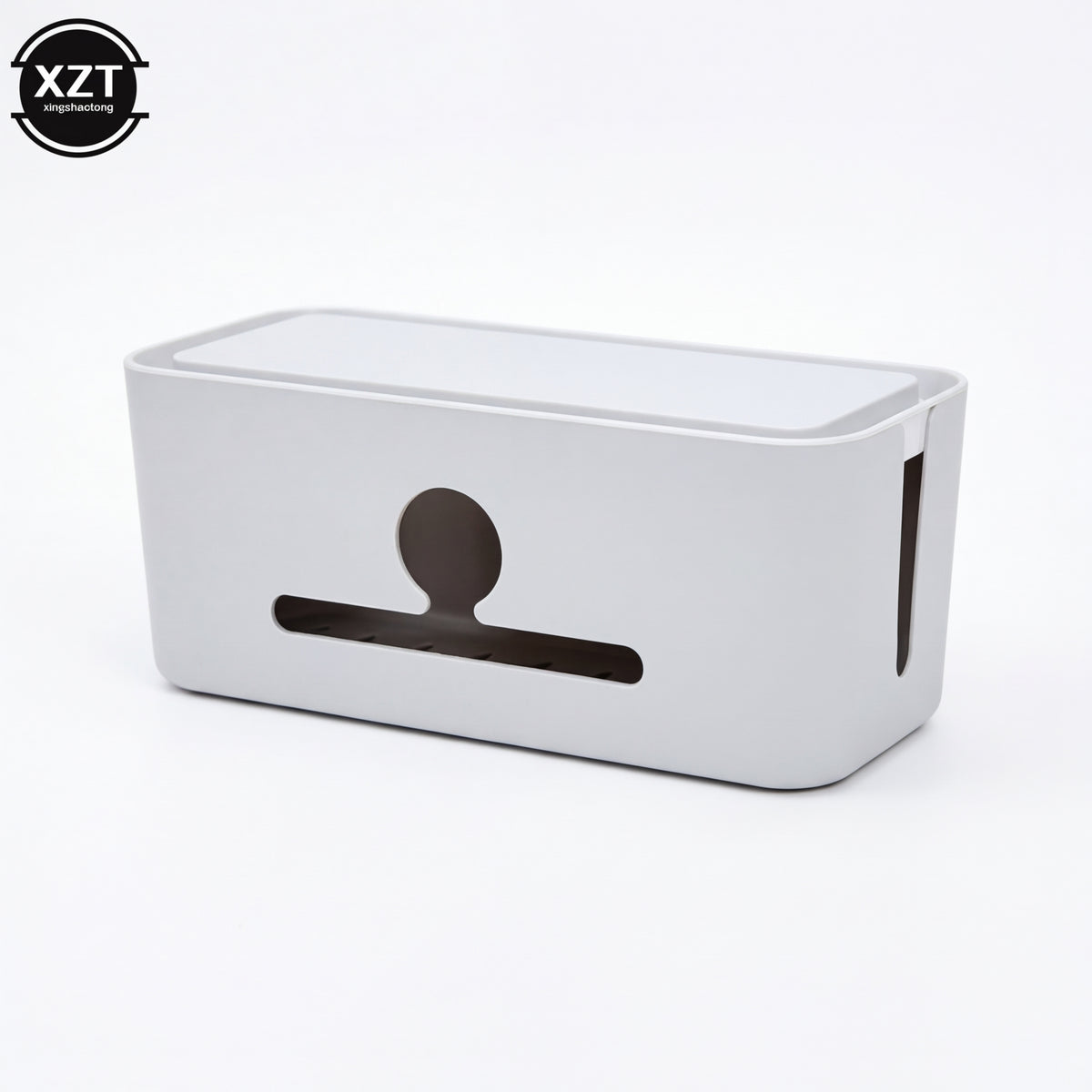 USB Cable & Power Strip Storage Box — Cable Organiser, 31 x 14 x 13 cm