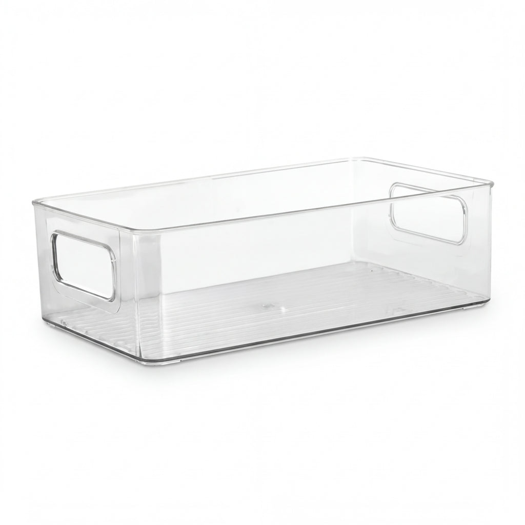 Auto-Rolling Can Dispenser Fridge Organiser – Plastic Pantry Bins