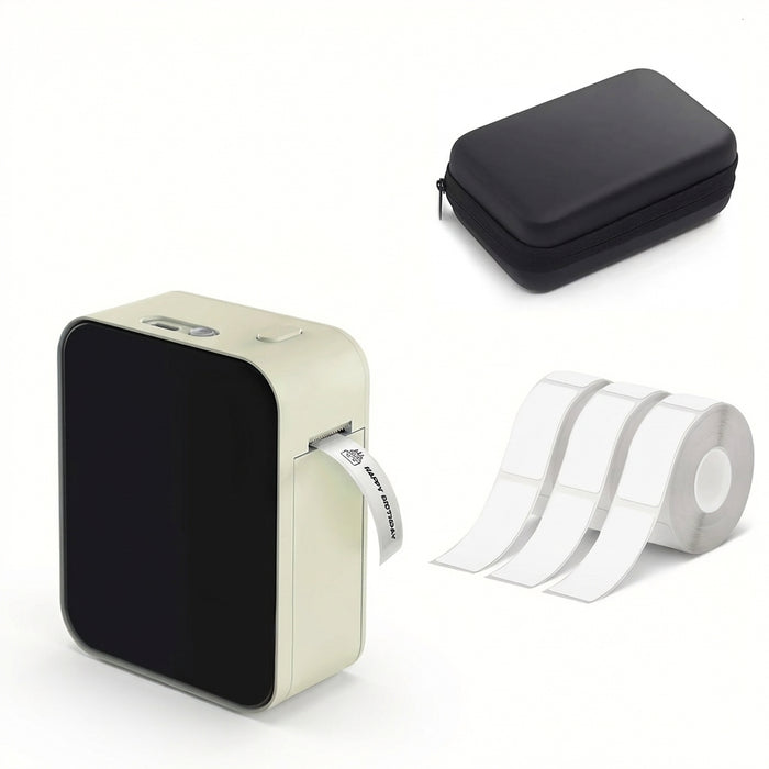 P15 Mini Portable Thermal Label Printer — Bluetooth, Inkless, Type-C Recharge