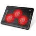HV-F2056 Laptop Cooling Pad — Slim Stand with 3 Quiet Fans (Fits 12–17-inch)